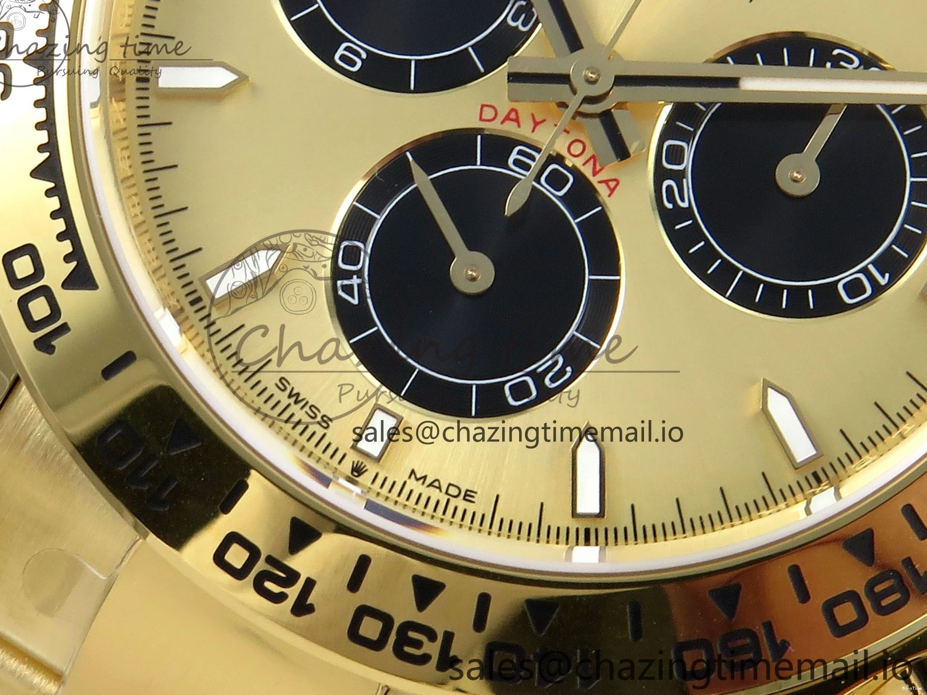 MiroTime 0318 Daytona 126508 APSF 1:1 Best Edition YG Black Dial on YG Braclet SH Unisex 739